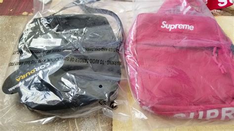 supreme duffle bag ss18 fake|real vs false supreme shoes.